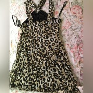 Cheetah print summer dress